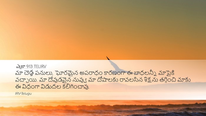 ఎజ్రా 9:13 TELIRV Bible Verse Image