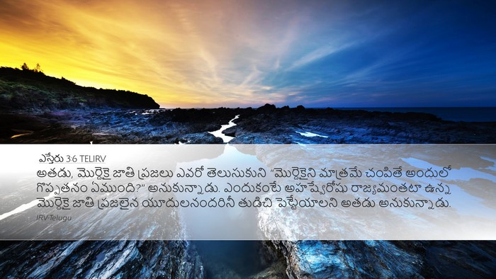 ఎస్తేరు 3:6 TELIRV Bible Verse Image