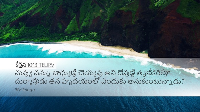 కీర్తన 10:13 TELIRV Bible Verse Image