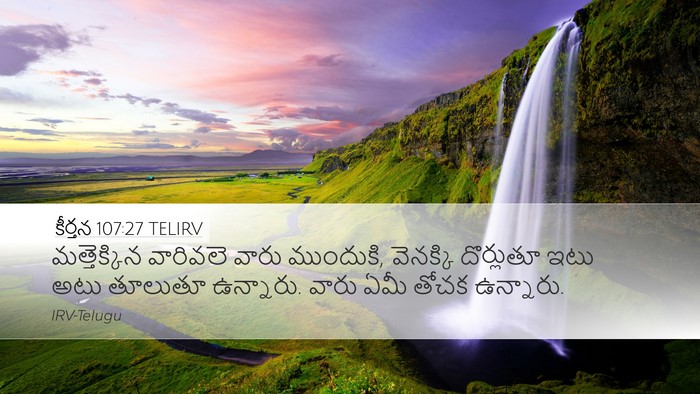 కీర్తన 107:27 TELIRV Desktop Wallpaper - మత్తెక్కిన - Desktop Bible Verse Wallpaper