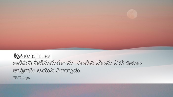 కీర్తన 107:35 TELIRV Bible Verse Image