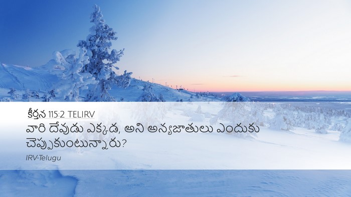 కీర్తన 115:2 TELIRV Bible Verse Image