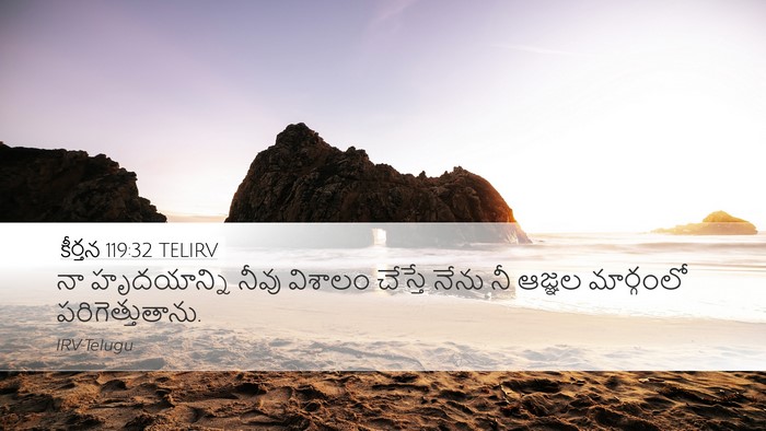 కీర్తన 119:32 TELIRV Bible Verse Image
