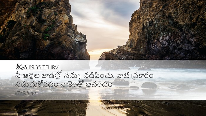 కీర్తన 119:35 TELIRV Bible Verse Image
