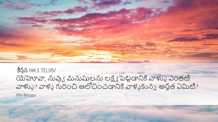 కీర్తన 144:3 TELIRV Bible Verse Image