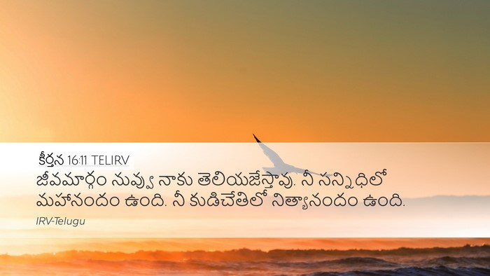 కీర్తన 16:11 TELIRV Bible Verse Image