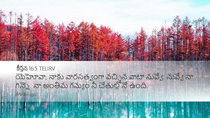 కీర్తన 16:5 TELIRV Bible Verse Image