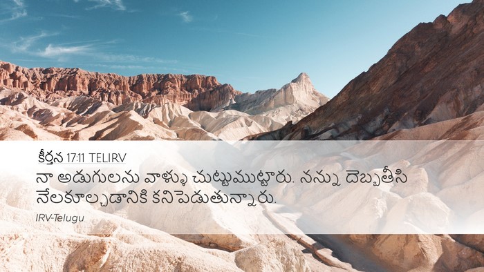కీర్తన 17:11 TELIRV Bible Verse Image