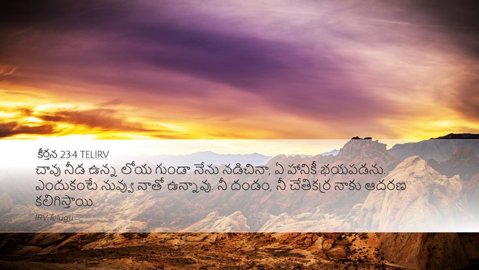 కీర్తన 23:4 TELIRV Bible Verse Image