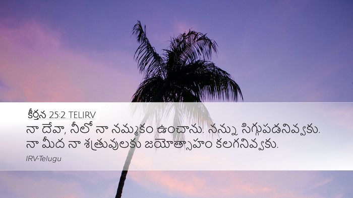 కీర్తన 25:2 TELIRV Bible Verse Image
