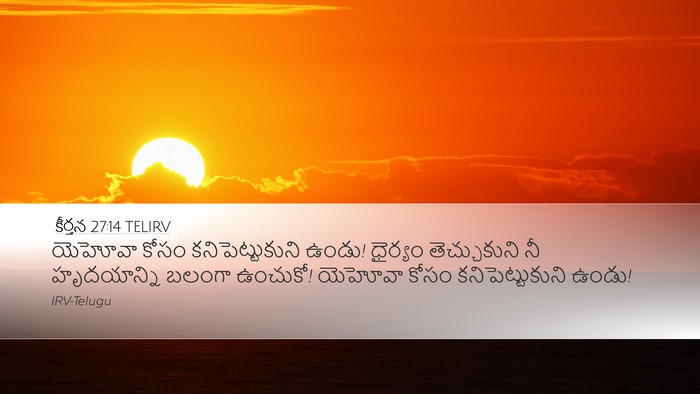 కీర్తన 27:14 TELIRV Bible Verse Image