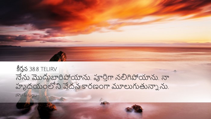 కీర్తన 38:8 TELIRV Bible Verse Image
