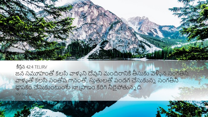 కీర్తన 42:4 TELIRV Bible Verse Image