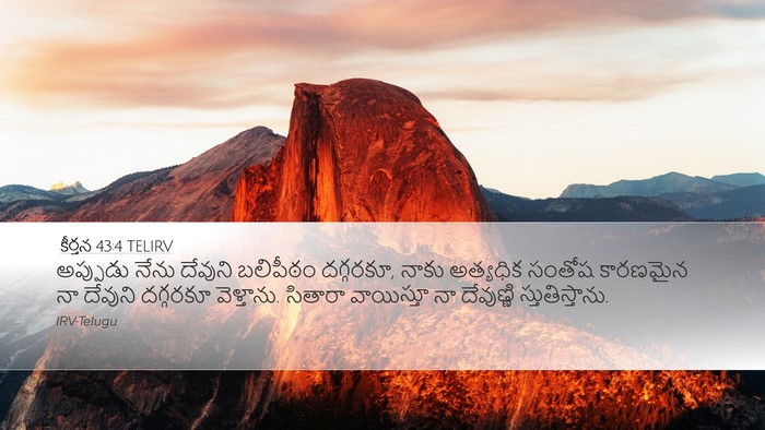కీర్తన 43:4 TELIRV Bible Verse Image