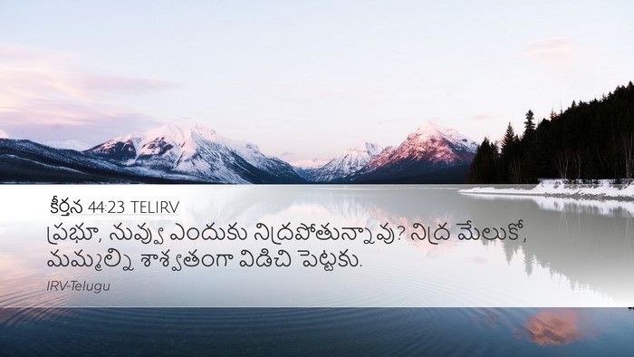 కీర్తన 44:23 TELIRV Bible Verse Image