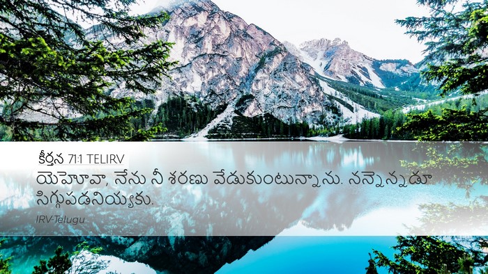 కీర్తన 71:1 TELIRV Bible Verse Image