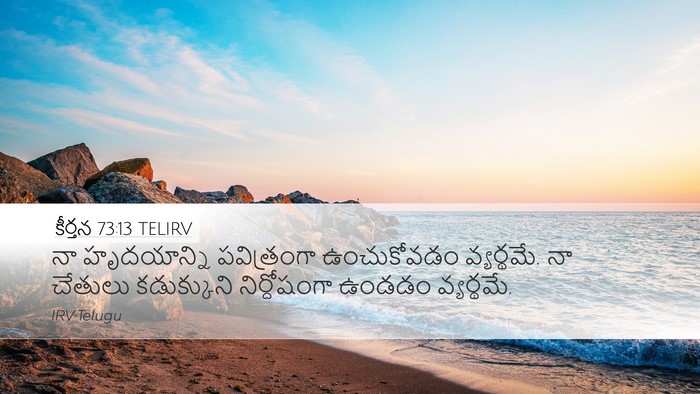 కీర్తన 73:13 TELIRV Bible Verse Image