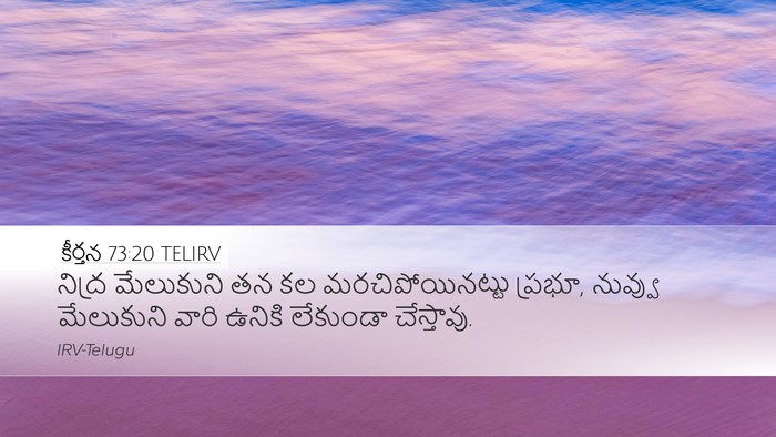 కీర్తన 73:20 TELIRV Bible Verse Image