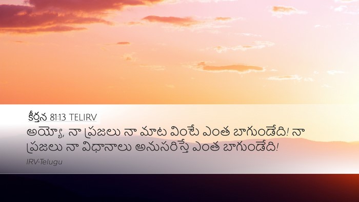 కీర్తన 81:13 TELIRV Bible Verse Image