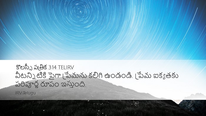 కొలస్సీ పత్రిక 3:14 TELIRV Bible Verse Image
