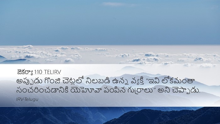 జెకర్యా 1:10 TELIRV Bible Verse Image