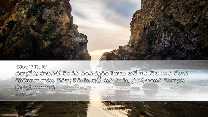 జెకర్యా 1:7 TELIRV Bible Verse Image