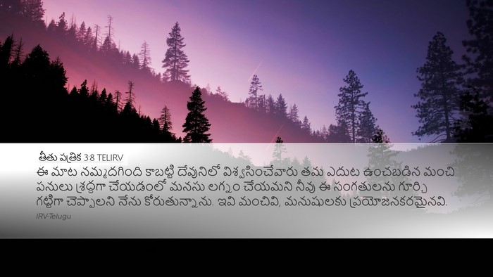 తీతు పత్రిక 3:8 TELIRV Bible Verse Image