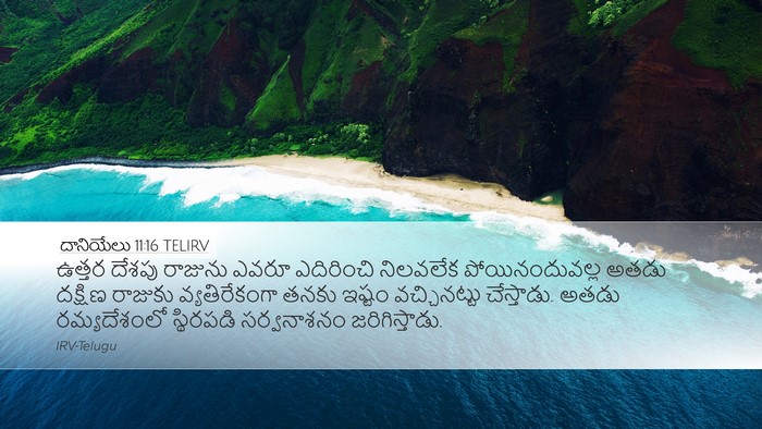 దానియేలు 11:16 TELIRV Bible Verse Image