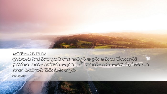 దానియేలు 2:13 TELIRV Bible Verse Image