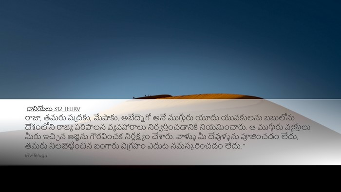 దానియేలు 3:12 TELIRV Bible Verse Image