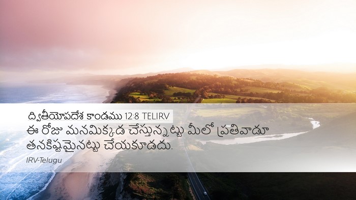 ద్వితీయోపదేశ కాండము 12:8 TELIRV Bible Verse Image