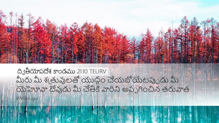 ద్వితీయోపదేశ కాండము 21:10 TELIRV Bible Verse Image