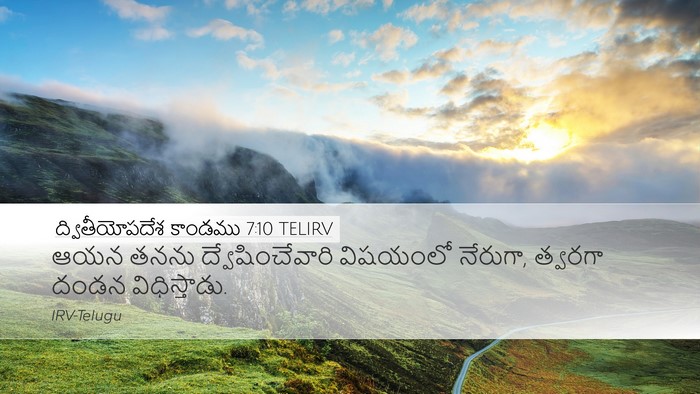 ద్వితీయోపదేశ కాండము 7:10 TELIRV Bible Verse Image