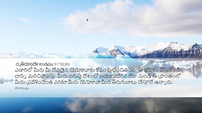 ద్వితీయోపదేశ కాండము 9:7 TELIRV Desktop Wallpaper - ఎడారిలో మీరు మీ - Desktop Bible Verse Wallpaper