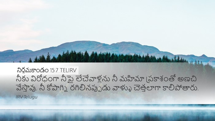 నిర్గమకాండం 15:7 TELIRV Bible Verse Image