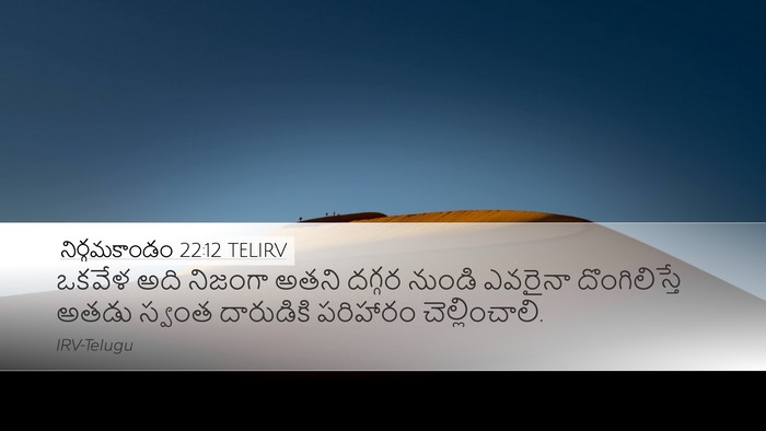 నిర్గమకాండం 22:12 TELIRV Bible Verse Image
