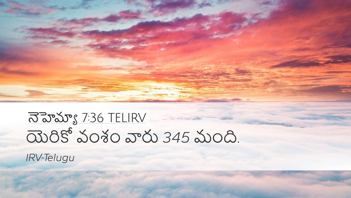 నెహెమ్యా 7:36 TELIRV Bible Verse Image