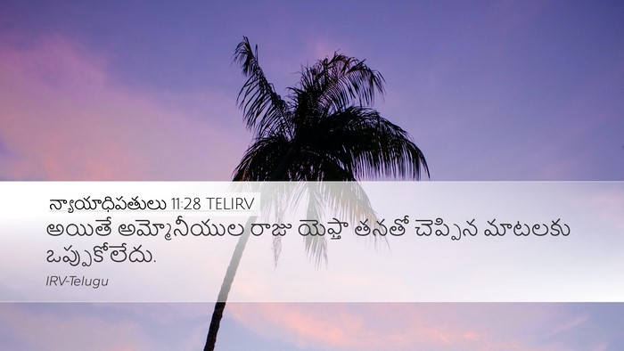 న్యాయాధిపతులు 11:28 TELIRV Desktop Wallpaper - అయితే అమ్మోనీయుల - Desktop Bible Verse Wallpaper