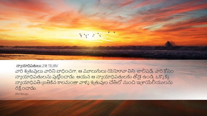 న్యాయాధిపతులు 2:18 TELIRV Bible Verse Image