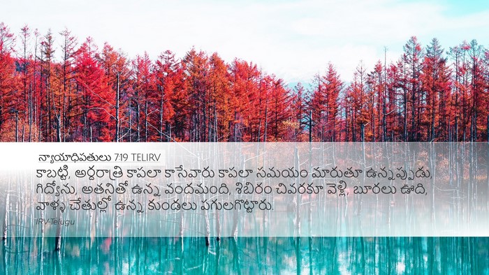 న్యాయాధిపతులు 7:19 TELIRV Bible Verse Image