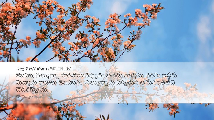 న్యాయాధిపతులు 8:12 TELIRV Bible Verse Image