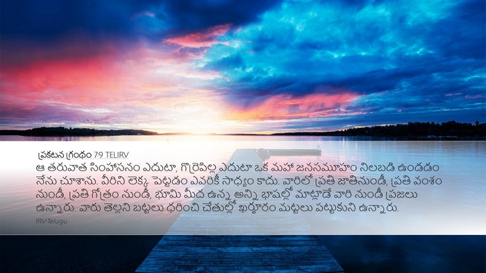 ప్రకటన గ్రంథం 7:9 TELIRV Bible Verse Image