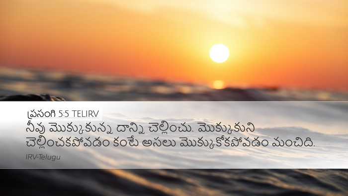 ప్రసంగి 5:5 TELIRV Bible Verse Image