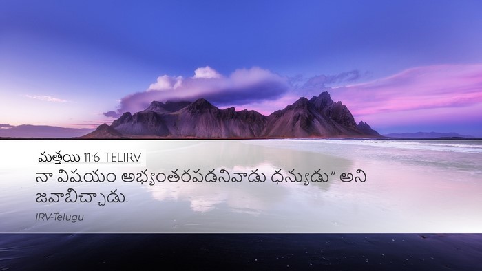 మత్తయి 11:6 TELIRV Bible Verse Image