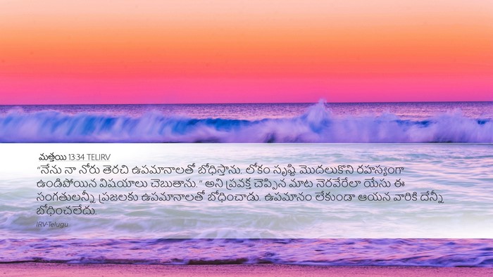 మత్తయి 13:34 TELIRV Bible Verse Image
