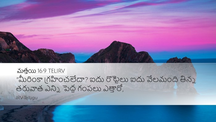 మత్తయి 16:9 TELIRV Bible Verse Image