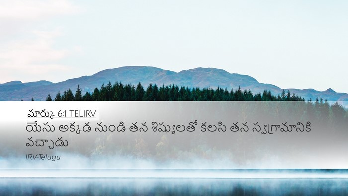 మార్కు 6:1 TELIRV Bible Verse Image
