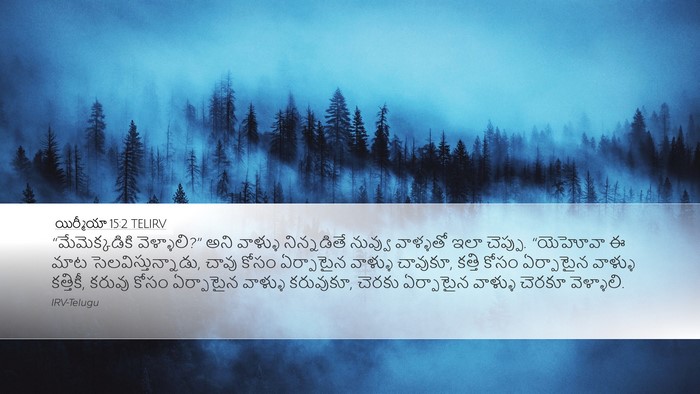 యిర్మీయా 15:2 TELIRV Bible Verse Image
