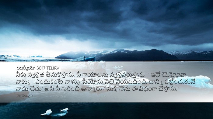 యిర్మీయా 30:17 TELIRV Bible Verse Image