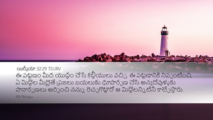 యిర్మీయా 32:29 TELIRV Bible Verse Image
